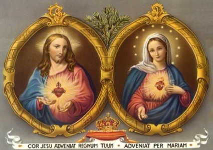 The Sacred Heart of Jesus and the Immaculate Heart of Mary are united in the History of Salvation.