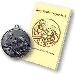 All members of our Prayer Association receive a free Prayer Book and a Blessed Holy Family Medallion.