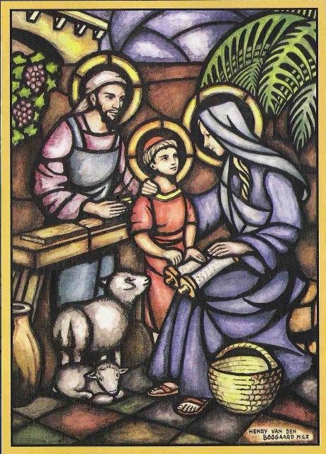 The Holy Family by the late Reverend Henry Van Den Boogaard, M.S.F., a priest of the Missionaries of the Holy Family.