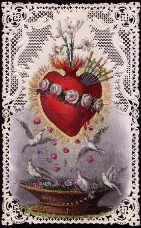 Inspired by the pierced heart of the Blessed Virgin Mary, artists have tried to capture an image of the account that is part of the Presentation in the Temple.