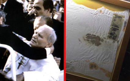 On May 13, 1981, Pope John Paul II was shot and survived an attempted assassination.