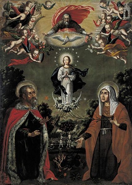 Saints Joachim and Anne are the parents of the Blessed Virgin Mary and the grandparents of Jesus Christ.