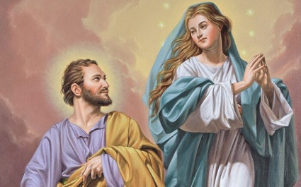 Artwork by Adonai Camilleri Cauchi, commissioned for the book, Consecration to Saint Joseph by Father Don Calloway, MIC.