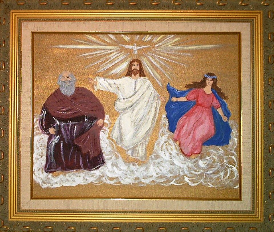 Holy Family Station 12: The Holy Family is Reunited in Heavenly Glory.
