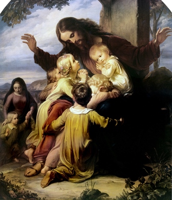 This famous painting by Carl Christian Vogel von Vogelstein, 1788 - 1868, celebrates the gift of children, the gift of life.