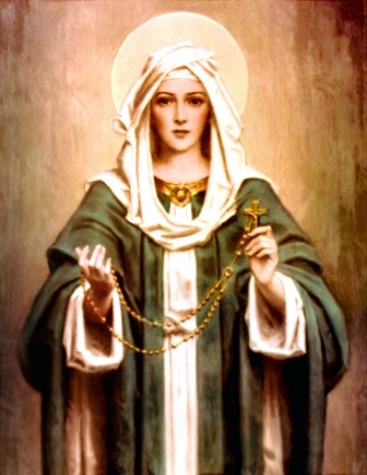 The Rosary of the Blessed Virgin Mary is a powerful weapon for spiritual warfare against the forces of evil.