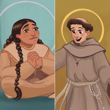 The saints of the Roman Catholic Church may come in all shapes and sizes, but they are all holy.