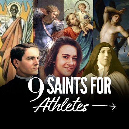 Saint Sebastian is known as the overarching go-to patron saint for Catholic athletes, but he is not the only one.
