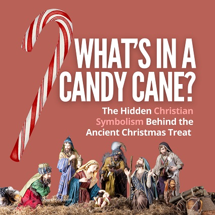 The popular candy cane, which is associated with Christmas, has a hidden Catholic symbolism.