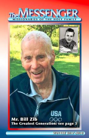The Winter 2017-2018 issue of the Messenger Magazine features Mr. Bill Zib and the Greatest Generation, those who fought for the USA in World War II.