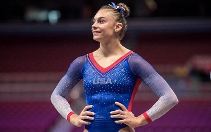 Grace McCallum is a Catholic gymnast from Isanti, Minnesota, who is representing the USA in the 2021 Olympics in Tokyo, Japan.