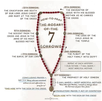 Meditating on the Seven Sorrows of Mary helps us, through the eyes of Mary, to see and understand the sufferings of Jesus Christ.