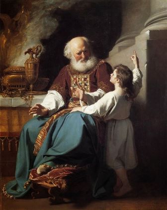 Young Samuel the Prophet hears the Lord calling him, and Eli the Priest tells him what to do.